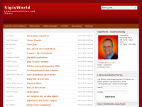 Screenshot des Blogs Lebensweisheiten und Zitate