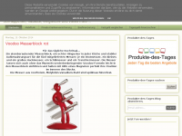 Screenshot des Blogs Produkte-des-Tages
