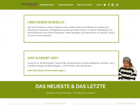 Screenshot des Blogs Claudi um die Welt