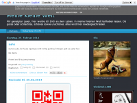 Screenshot des Blogs Meine kleine Welt