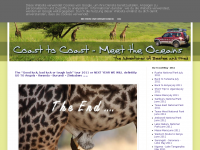 Screenshot des Blogs Coast to Coast – Meet the Oceans – Die Reiseseite von Beetee und Fred