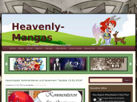 Screenshot des Blogs Heavenly-Mangas
