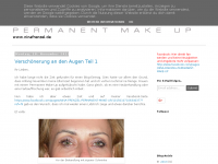Screenshot des Blogs Permanent Make-Up