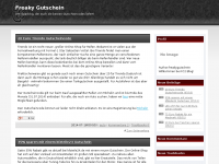Screenshot des Blogs Freaky Gutschein