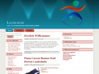 Screenshot des Blogs Laufschuhe