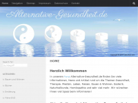 Screenshot des Blogs Alternative Gesundheit