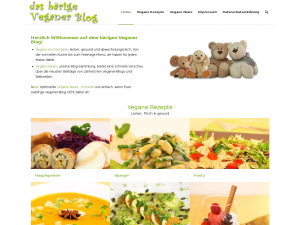 Screenshot des Blogs docbears – vegane Kochrezepte für Feinschmecker