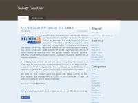Screenshot des Blogs Rabatt Fanatiker