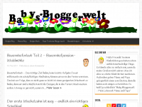 Screenshot des Blogs Babys-Bloggerwelt
