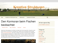 Screenshot des Blogs Kreative Strukturen