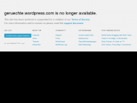 Screenshot des Blogs Gerüchte!!