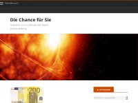 Screenshot des Blogs Die Chance für Sie