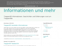 Screenshot des Blogs Treppenlift – Informationen