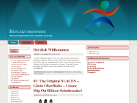 Screenshot des Blogs Reflektorbänder
