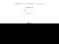 Screenshot des Blogs RuFighter MMA Blog