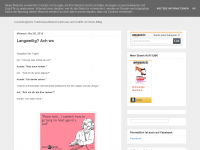 Screenshot des Blogs Call me