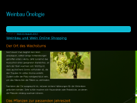 Screenshot des Blogs Weinbau & Oenologie