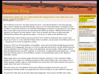 Screenshot des Blogs Martins Blog