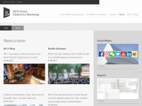 Screenshot des Blogs MCH Group – Global Live Marketing
