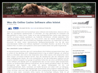 Screenshot des Blogs use-blog