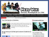Screenshot des Blogs Nerd Wiki