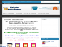 Screenshot des Blogs Simkarte-Kostenlos.com