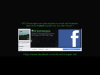 Screenshot des Blogs UFO Sichtungen