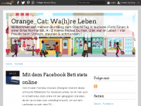 Screenshot des Blogs OrangeCatBlog
