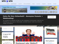 Screenshot des Blogs Uru Guru. Uruguay mein neues Leben.