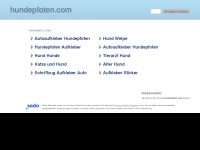 Screenshot des Blogs Hundepfoten