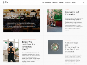 Screenshot des Blogs Julia Sang Nguyen