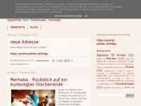 Screenshot des Blogs Ägyptischer Tanz & Tanztherapie