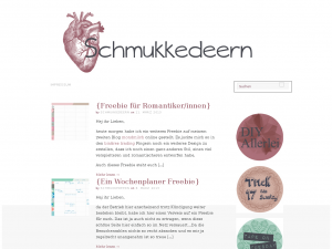 Screenshot des Blogs Schmukkedeern
