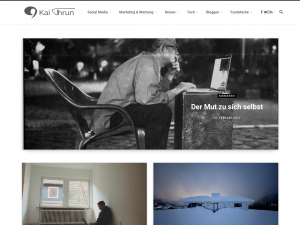 Screenshot des Blogs Kai Thrun