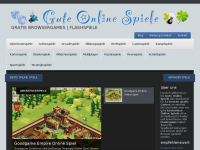 Screenshot des Blogs gute online spiele