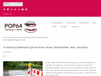 Screenshot des Blogs pop64 – Hamburg vs Berlin Blog