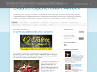 Screenshot des Blogs Glaubensgeneration Aktuell