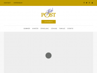 Screenshot des Blogs News vom Hotel Post aus Nauders