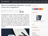 Screenshot des Blogs TECH!MEDIAZ