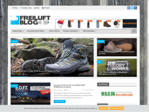 Screenshot des Blogs Trekking | Blog