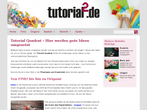 Screenshot des Blogs Alltagstutorials – Wir machen es so!