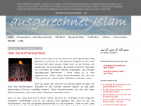 Screenshot des Blogs ausgerechnet Islam
