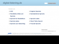 Screenshot des Blogs Digital Listening