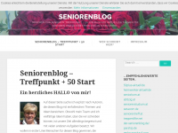 Screenshot des Blogs Seniorenblog – Senioren für Senioren