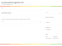 Screenshot des Blogs Social Media Neuigkeiten