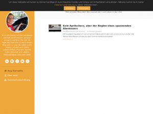 Screenshot des Blogs Markus Nordhaus