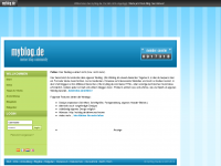 Screenshot des Blogs Verschiedene verrückte Kreativitäten