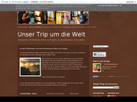 Screenshot des Blogs Einmal um die ganze Welt