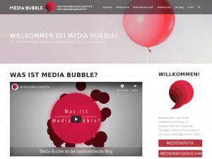 Screenshot des Blogs media-bubble