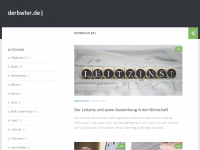 Screenshot des Blogs DerBwler – Der Wirtschaftsblog